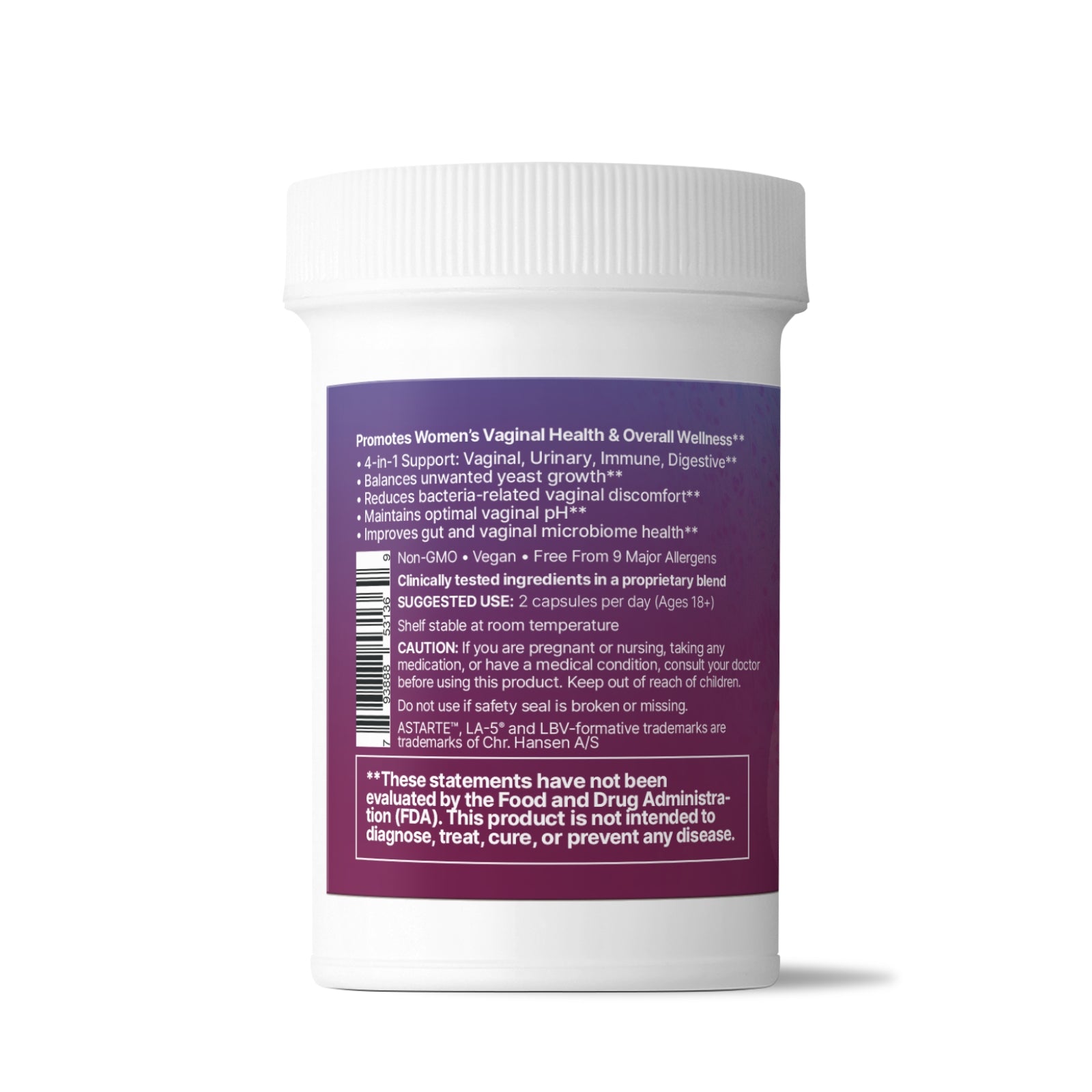 Microbiome Labs, Vaginal Balance, 60 Capsules UPC 793888531369 | Hilife Vitamins