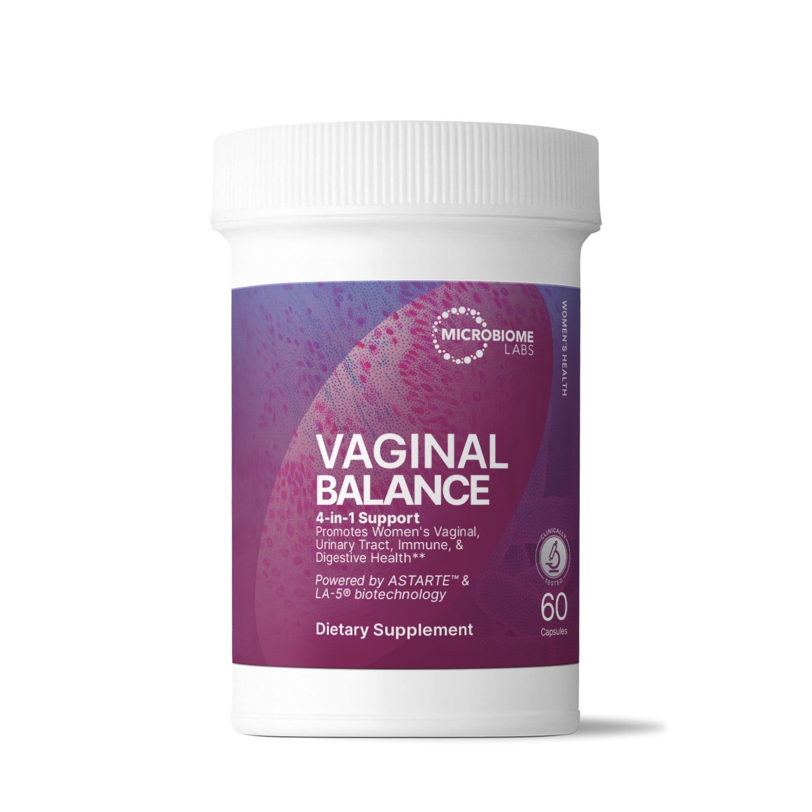 Microbiome Labs, Vaginal Balance, 60 Capsules UPC 793888531369 | Hilife Vitamins