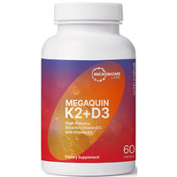 Microbiome Labs, MegaQuin K2 + D3, 60 Capsules - HiLife Vitamins
