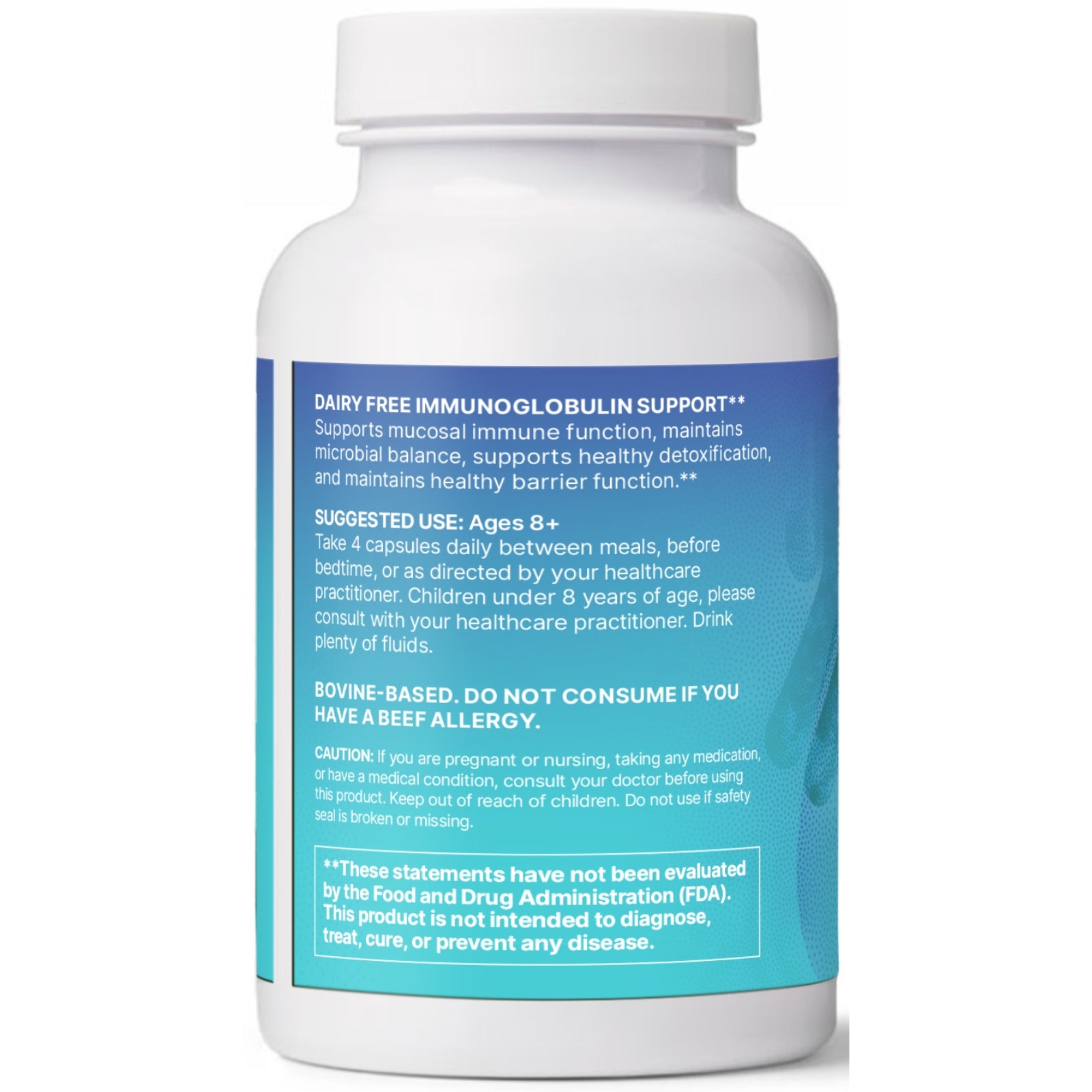 Microbiome Labs, Mega IgG2000, 120 Capsules UPC 752830475496 | HiLife Vitamins