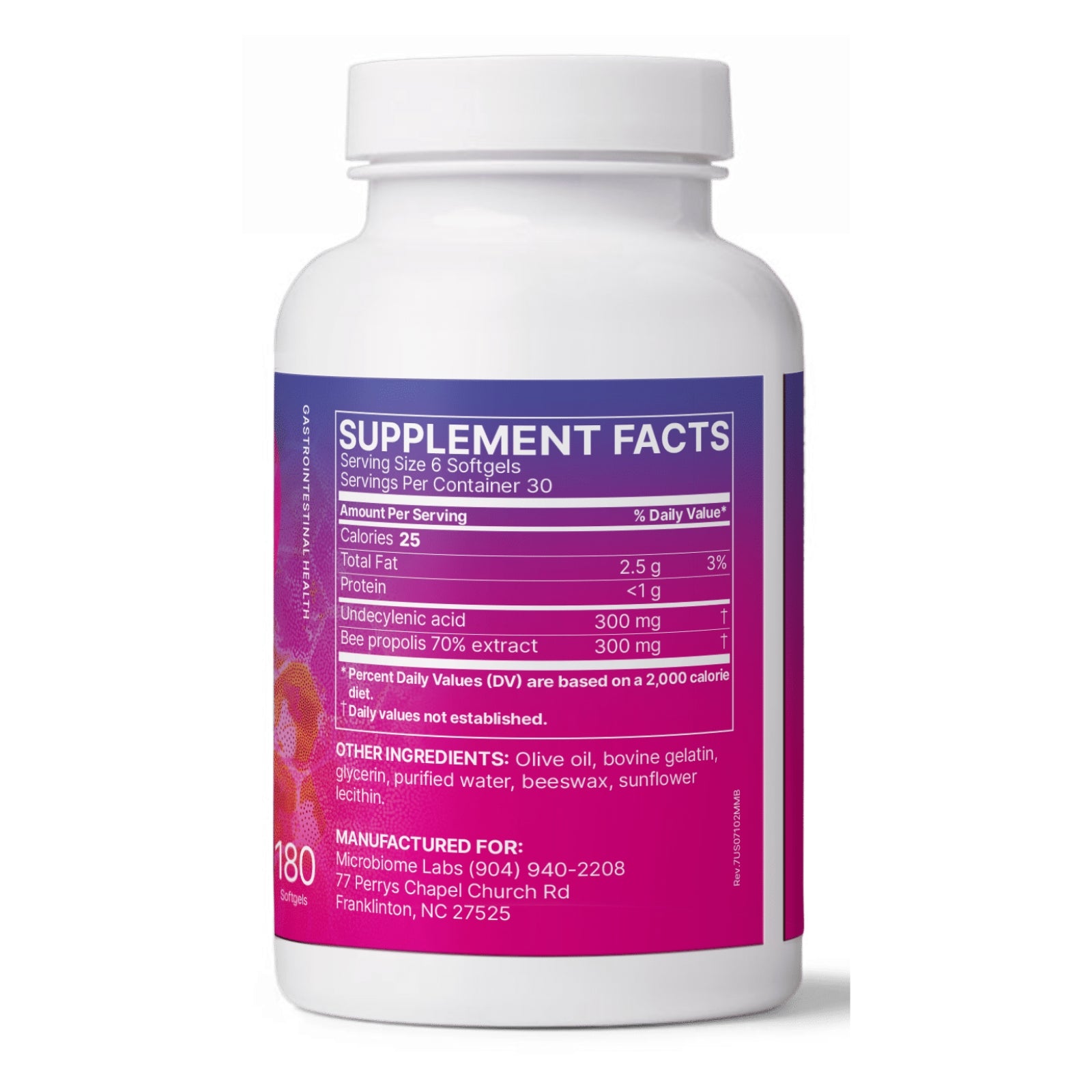 Microbiome Labs, Mega Mycobalance, 180 Softgels UPC 787790294252 | HiLife Vitamins