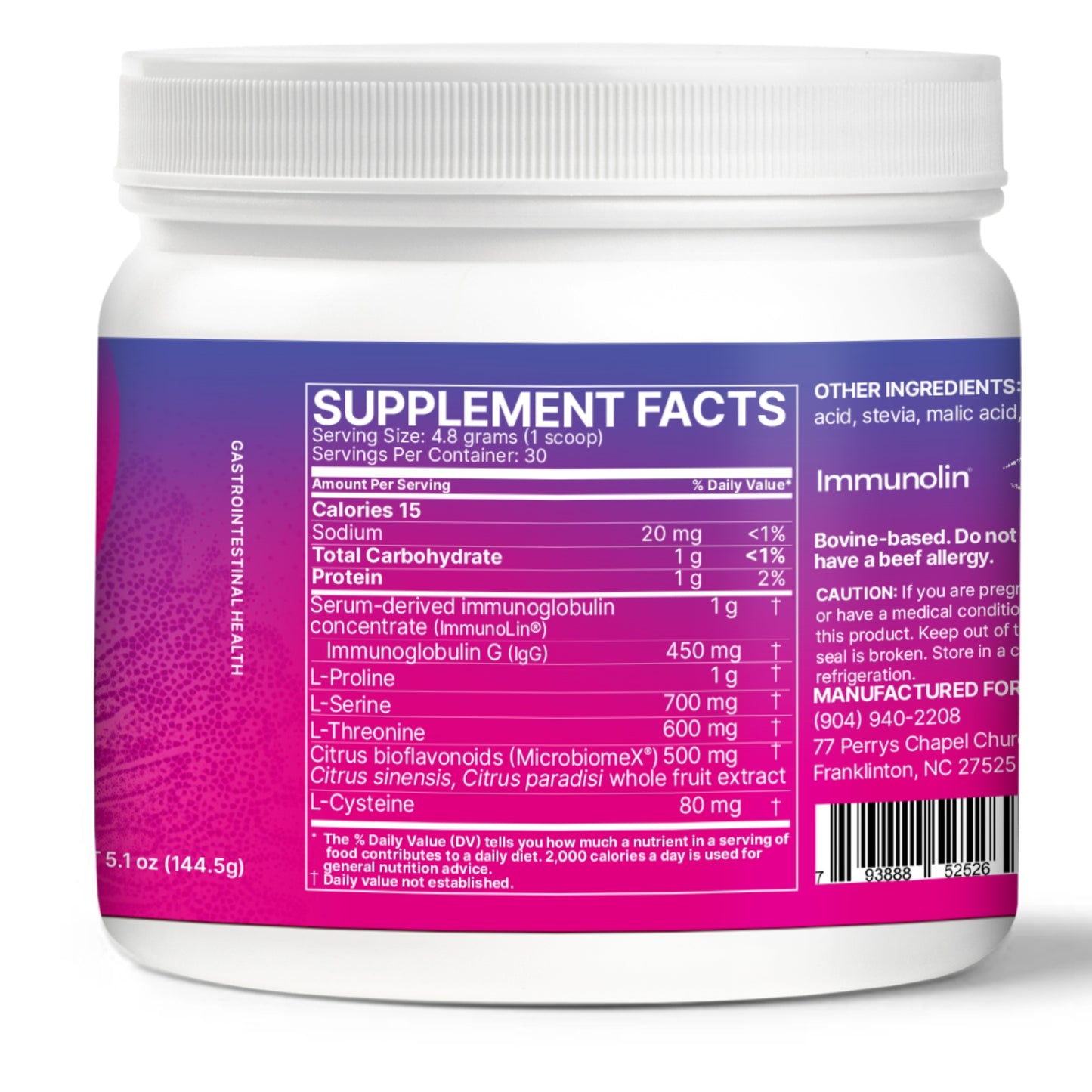 Microbiome Labs, MegaMucosa, 5.1 oz (144.5g) UPC 793888525269 | HiLife Vitamins