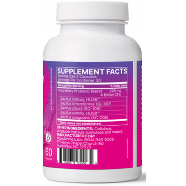 Microbiome Labs, MegaSporeBiotic, 60 Capsules UPC 793888530065 | HiLife Vitamins