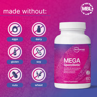 Microbiome Labs, MegaSporeBiotic, 60 Capsules - 793888530065 | Hilife Vitamins