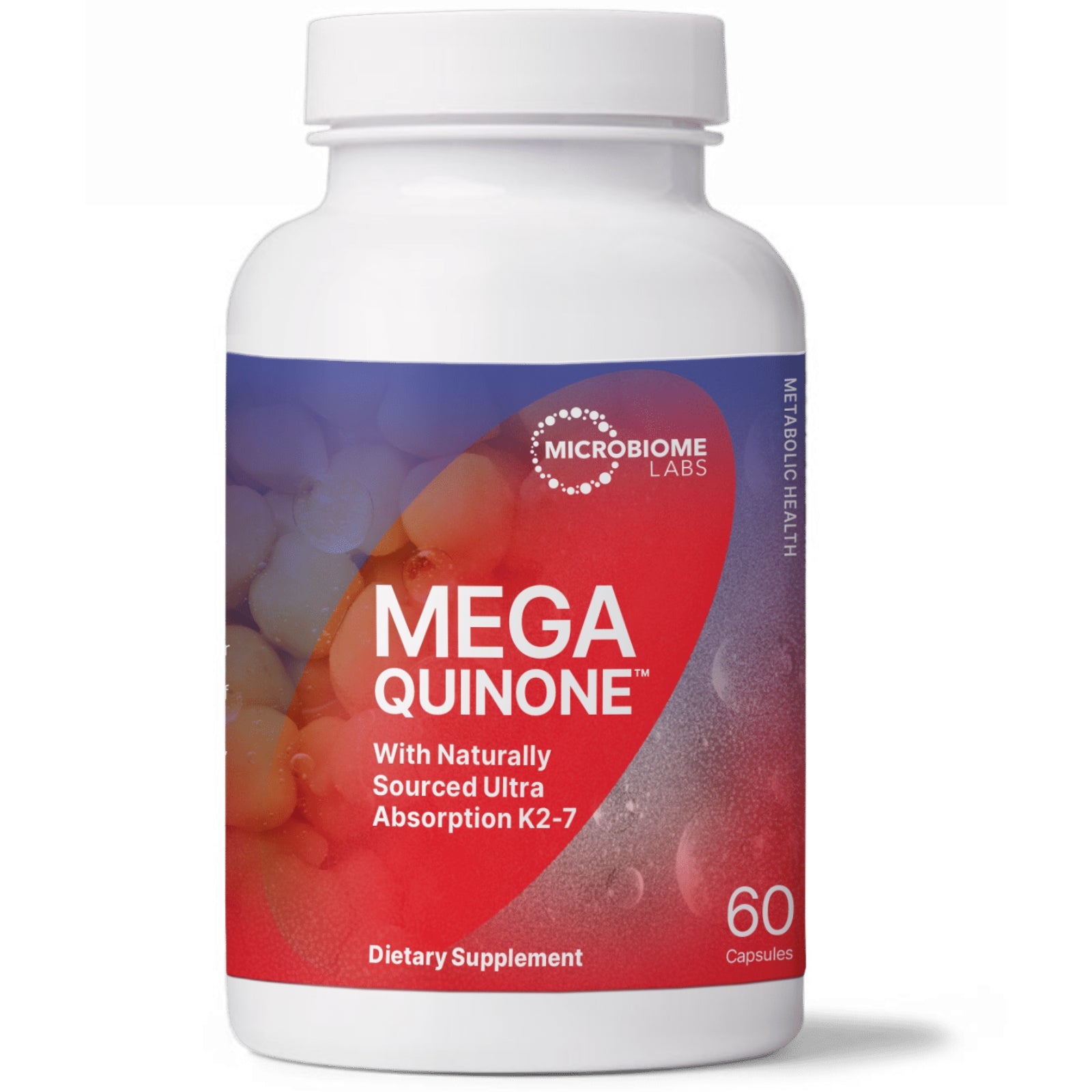 Microbiome Labs, MegaQuinone K2-7, 60 Capsules UPC 793888532564 | HiLife Vitamins