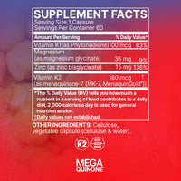 Microbiome Labs, MegaQuinone K2-7, 60 Capsules UPC 793888532564 | HiLife Vitamins