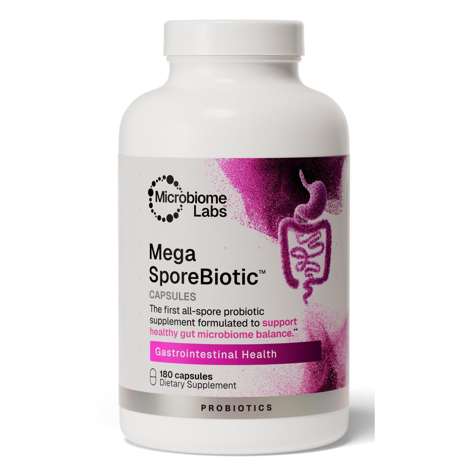 Microbiome Labs, MegaSporeBiotic, 180 Capsules UPC 793888529960 | Hilife Vitamins