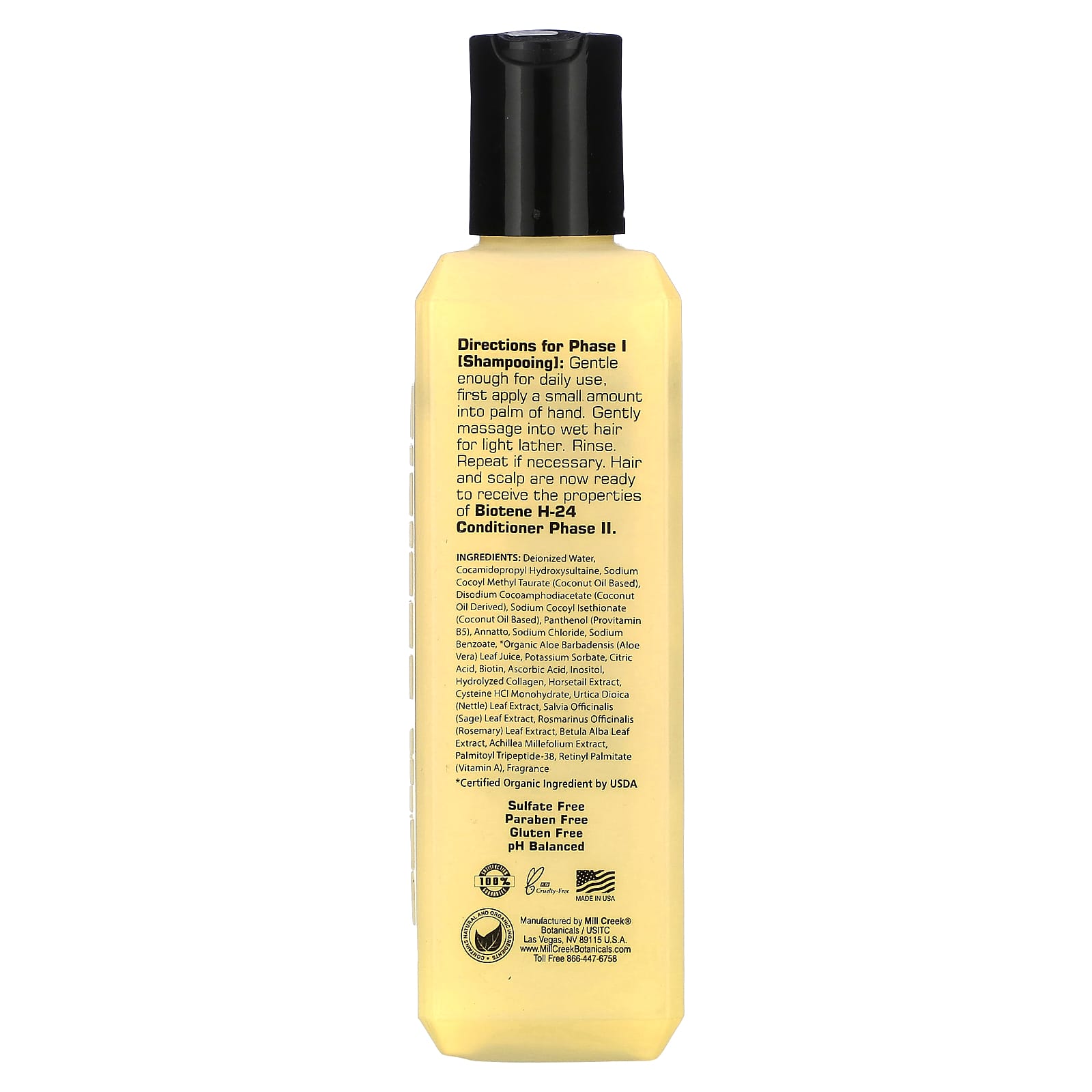 Mill Creek, Biotene H-24 Shampoo, 8.5 Oz UPC 079526003017 | Hilife Vitamins