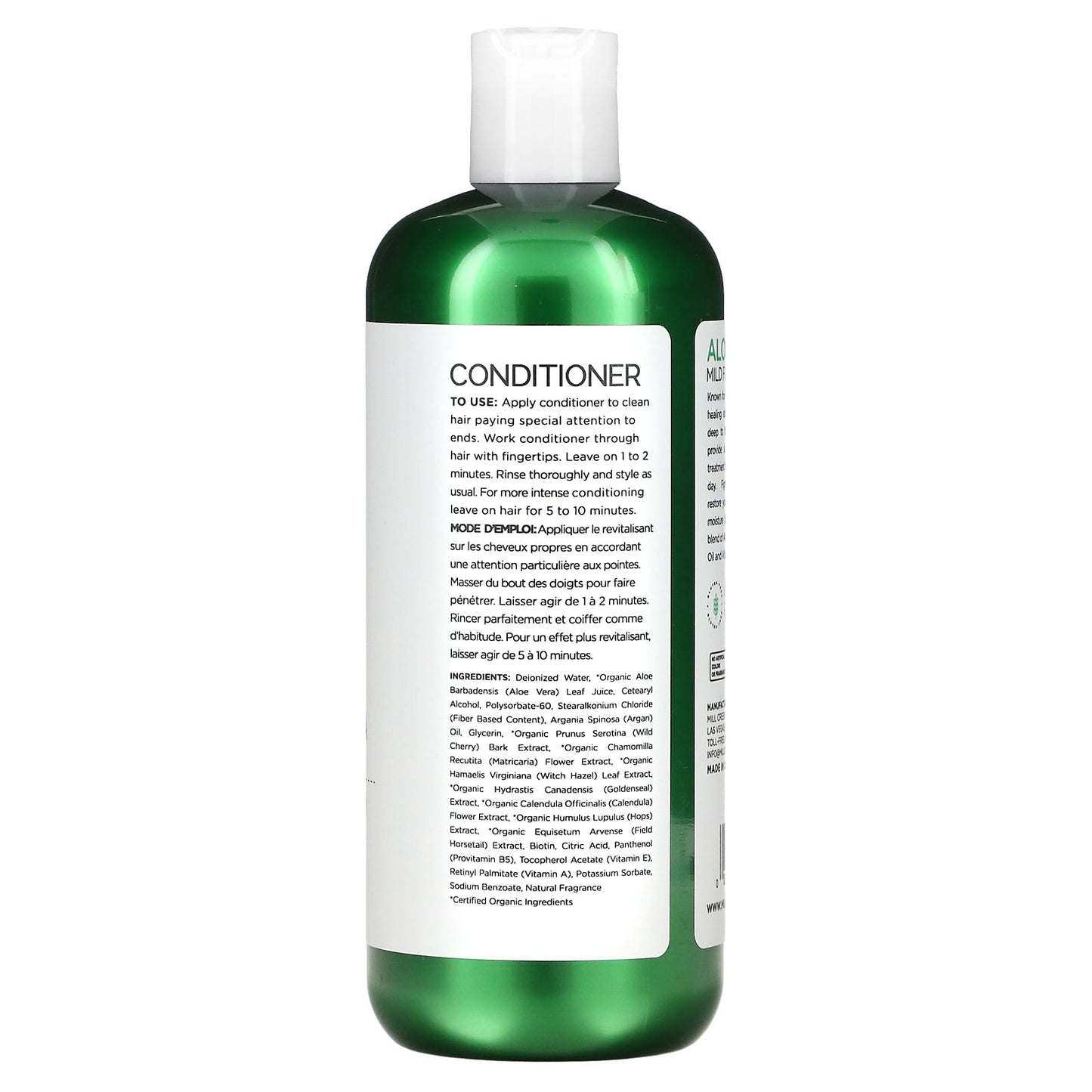 Mill Creek, Aloe Vera Conditioner, 16 Oz UPC 082982153707 | Hilife Vitamins