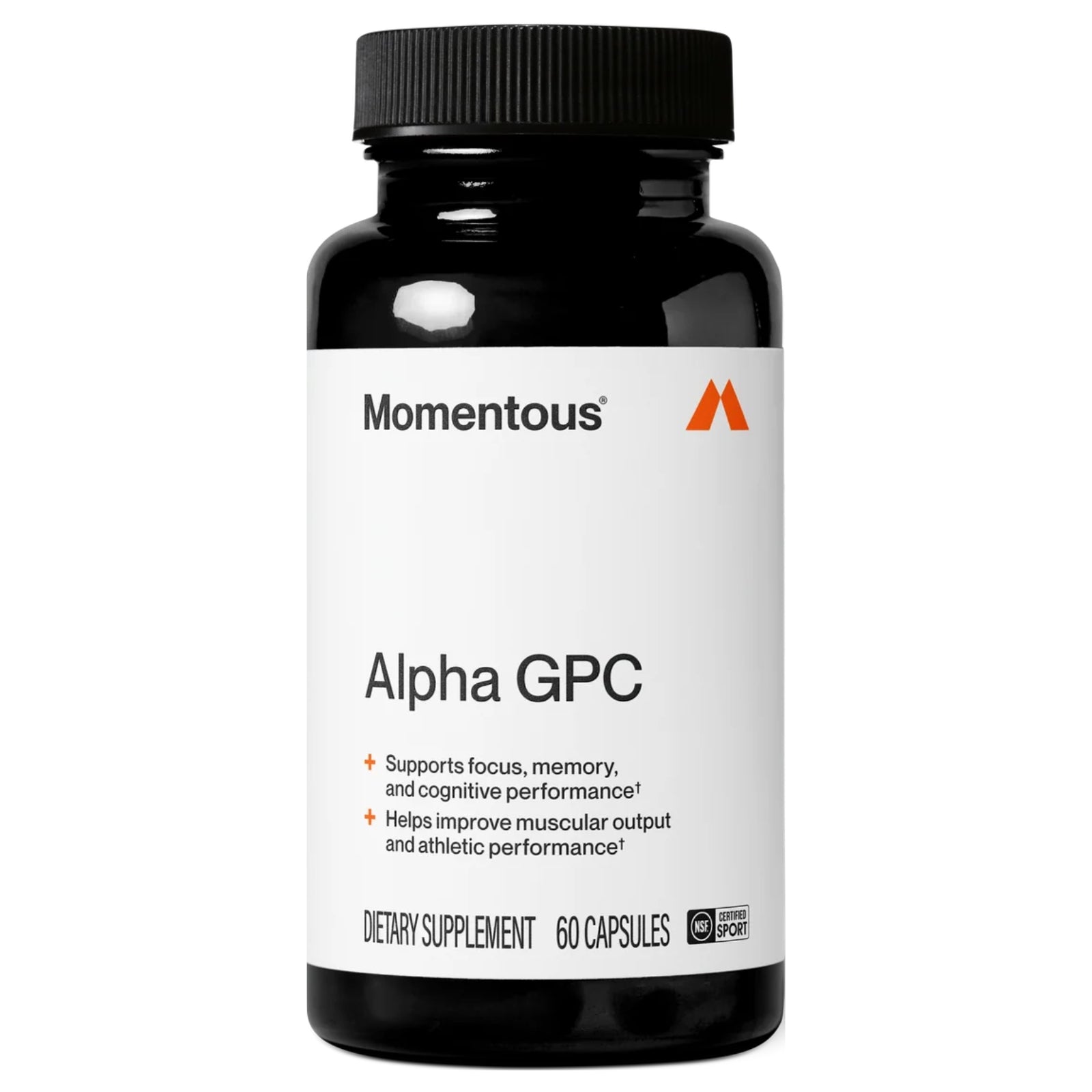 Momentous, Alpha GPC, 60 Capsules UPC 850030796028 | Hilife Vitamins