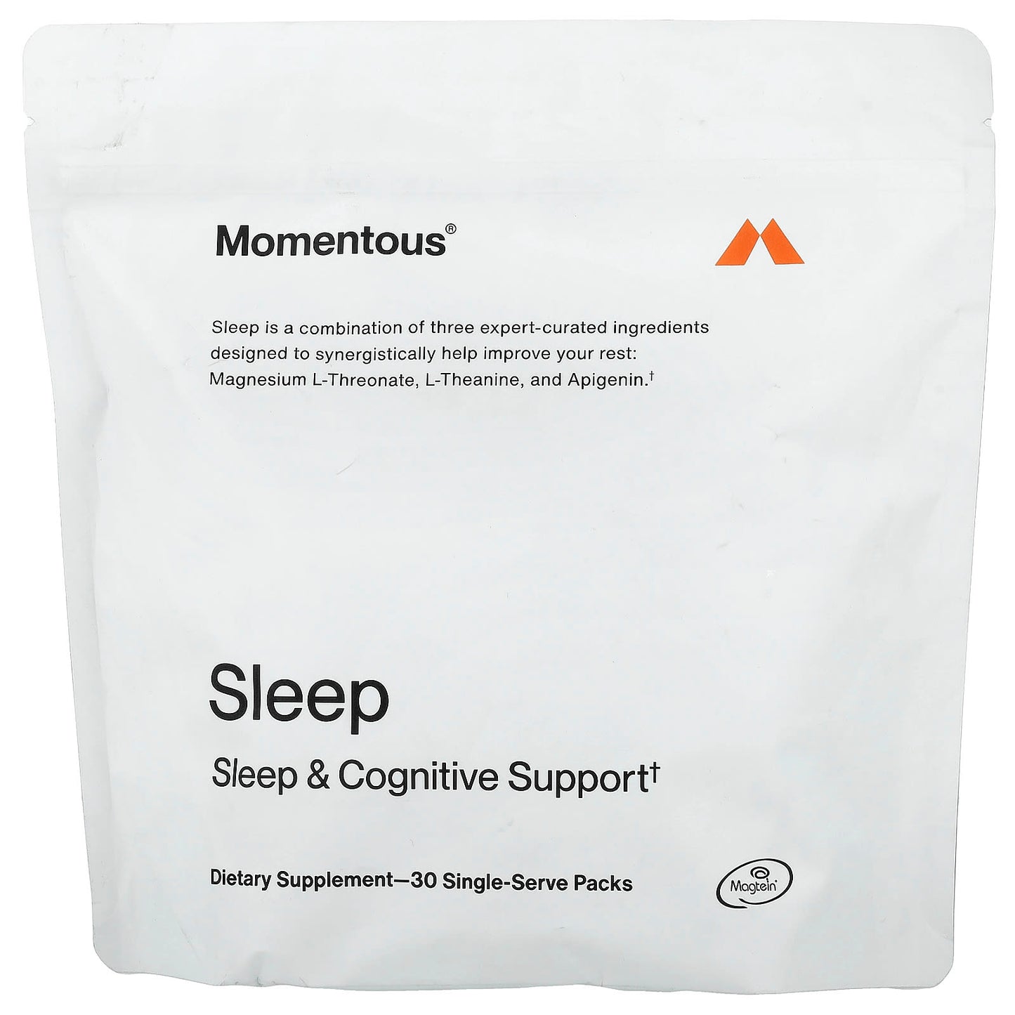 Momentous, Sleep, 30 Single-Serve Packs UPC 850030796165 | Hilife Vitamins