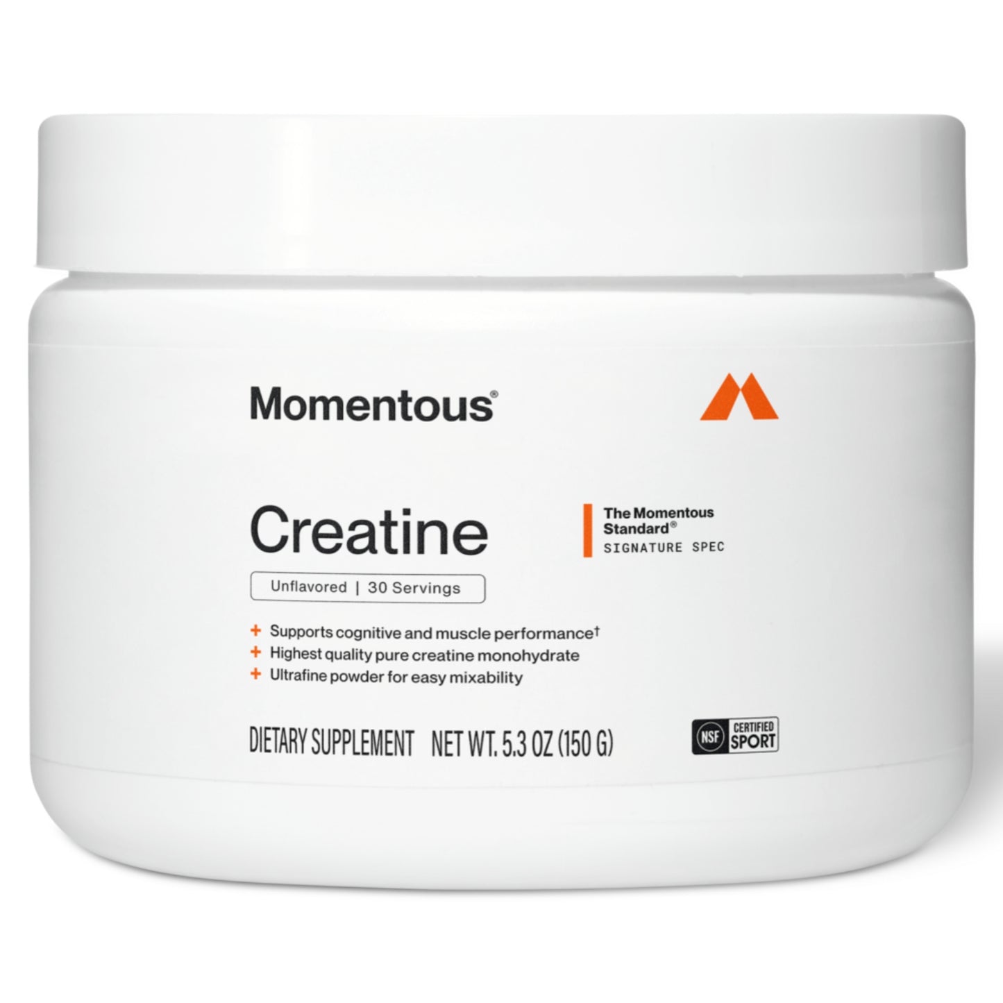 Momentous, Creatine, 15.8oz (450g)