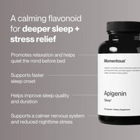 Momentous, Apigenin, 60 Capsules UPC 850030796455 | Hilife Vitamins