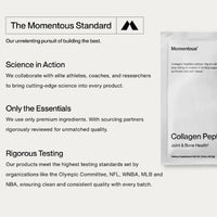 Momentous, Collagen Peptides, 10 Travel Packets, 16.9g Each UPC 850030796950 | Hilife Vitamins