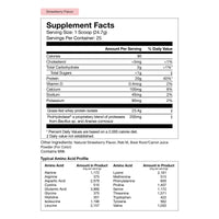 Momentous, Whey Protein Isolate, Strawberry Flavor, 1.36lb (617.5g) UPC 850072768106 | Hilife Vitamins
