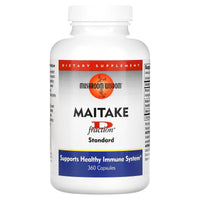 Mushroom Wisdom, Maitake D-Fraction Standard, 360 Capsules UPC 791014104111 | Hilife Vitamins