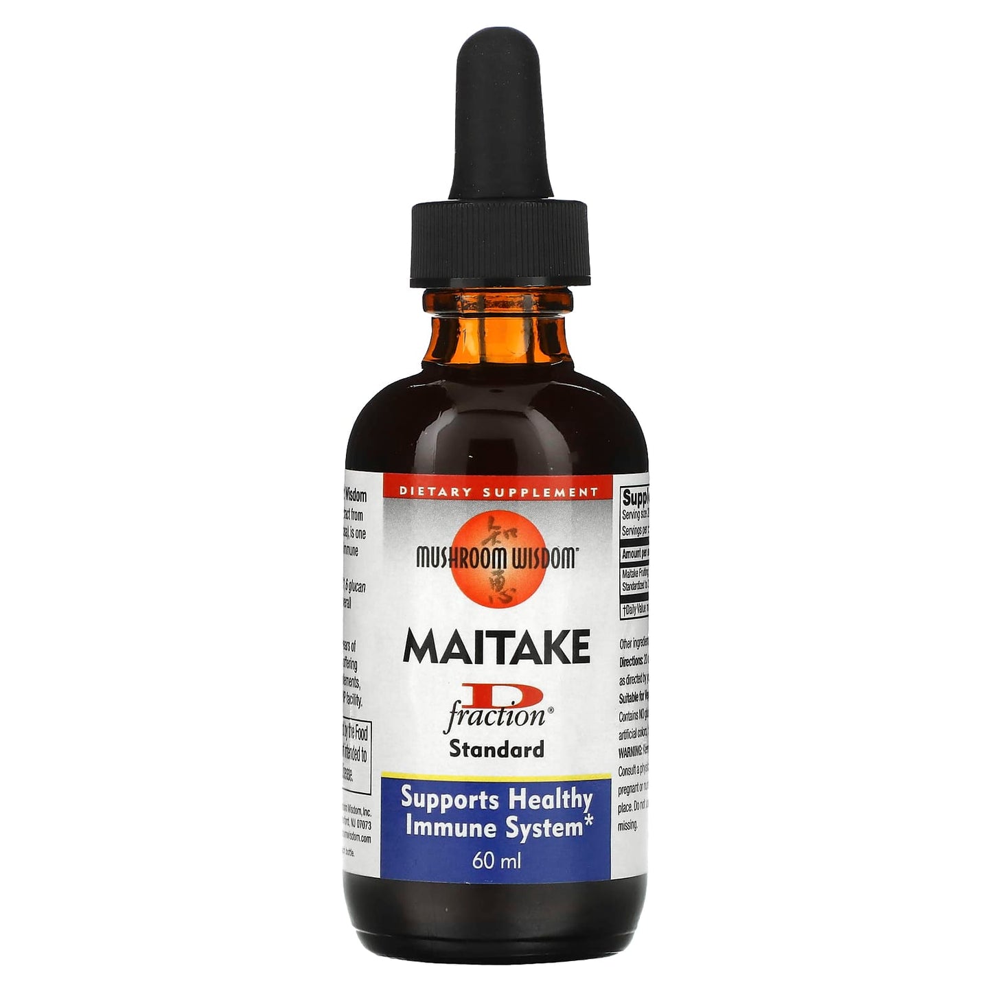 Mushroom Wisdom, Maitake D Fraction, Standard, 2 Oz LIQUID UPC 791014104203 | Hilife Vitamins