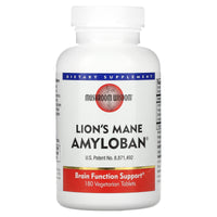 Mushroom Wisdom, Amyloban 3399 180, 180 Tablets UPC 791014309004 | Hilife Vitamins
