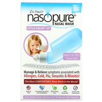 NASOPURE, Little Squirt with Bottle & Salt Packs, 4 Oz UPC 890668000043 | Hilife Vitamins