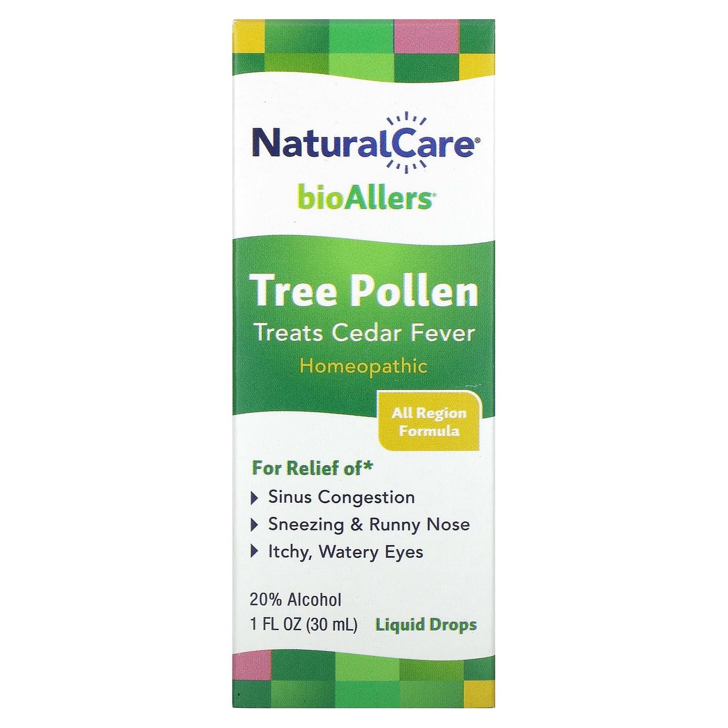Natra-Bio Homeopathics, NaturalCare, BioAllers, Tree Pollen, 1 Oz Liquid UPC 371400707012 | HiLife Vitamins