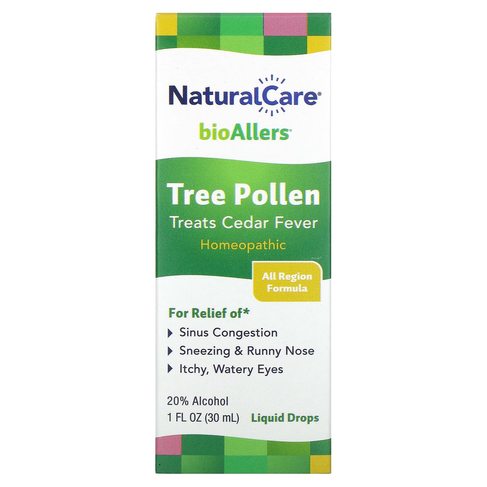 Natra-Bio Homeopathics, NaturalCare, BioAllers, Tree Pollen, 1 Oz Liquid UPC 371400707012 | HiLife Vitamins