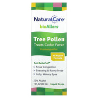 Natra-Bio Homeopathics, NaturalCare, BioAllers, Tree Pollen, 1 Oz Liquid UPC 371400707012 | HiLife Vitamins
