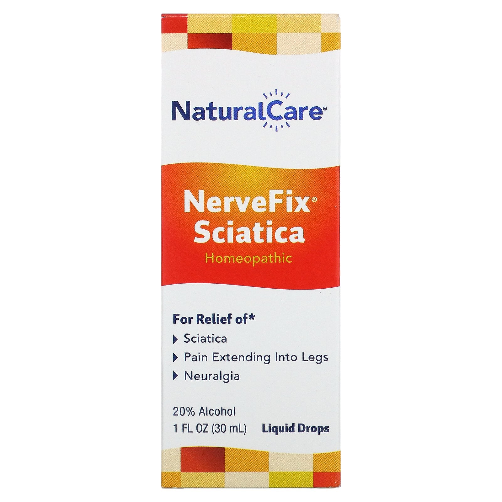 Natra-Bio, NerveFix Sciatica, 1 Oz Liquid UPC 371400506011 | HiLife Vitamins
