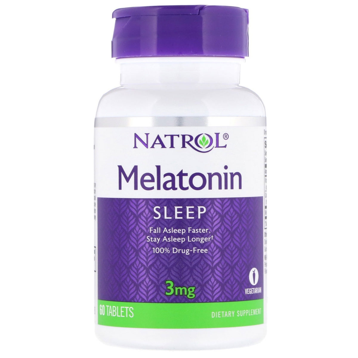 Natrol, Melatonin 3 mg, 60 Tablets UPC 047469005108 | Hilife Vitamins