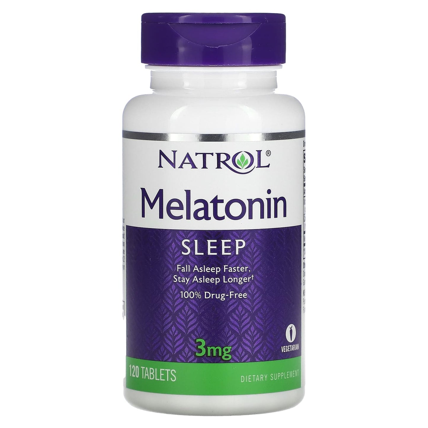 NATROL, Melatonin 3 mg, 120 TABLET UPC 047469005115 | Hilife Vitamins