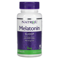 NATROL, Melatonin 3 mg, 120 TABLET UPC 047469005115 | Hilife Vitamins