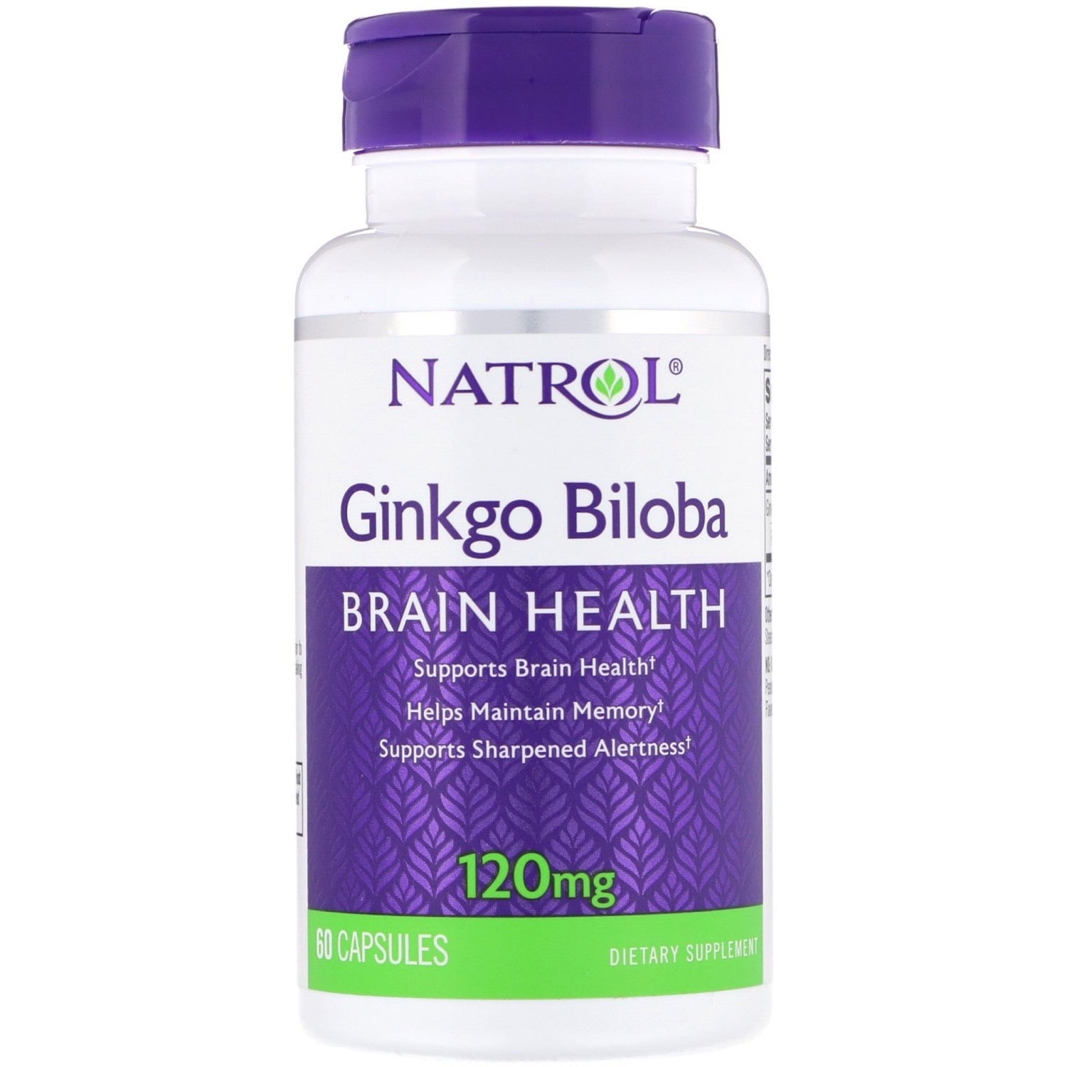 Natrol, Ginkgo Biloba Take One 120 mg, 60 Capsules UPC 047469007683 | HiLife Vitamins