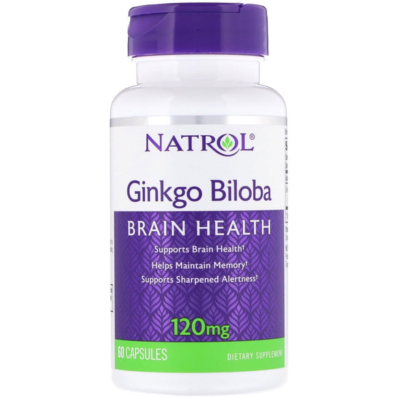 Natrol, Ginkgo Biloba Take One 120 mg, 60 Capsules - 047469007683 | Hilife Vitamins