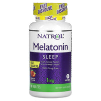 Natrol, Melatonin 1mg Fast Dissolve, 90 Tablets UPC 047469063245 | Hilife Vitamins