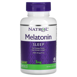 Natrol, Melatonin 3mg, 240 Tablets - 047469160685 | Hilife Vitamins