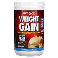 Naturade, Weight Gain Powder Sugar Free Vanilla, 18 Oz UPC 079911026614 | Hilife Vitamins
