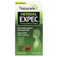 Naturade, Herbal Expectorant Cough Syrup, 4 Oz Ounces UPC 079911034817 | Hilife Vitamins