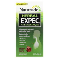 Naturade, Herbal Expectorant Cough Syrup, 8 Oz Ounces UPC 079911034824 | Hilife Vitamins