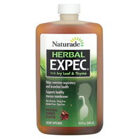 Naturade, Herbal Expectorant Cough Syrup, 8 Oz Ounces UPC 079911034824 | Hilife Vitamins