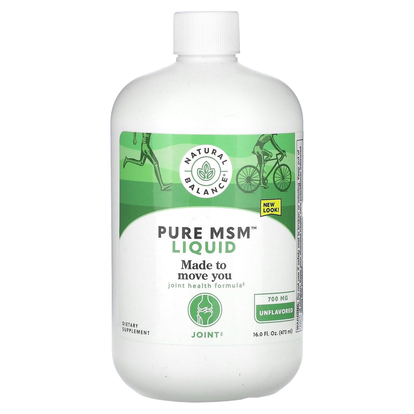 Natural Balance, Pure MSM Liquid, Unflavored, 700 mg, 16 fl oz (473 ml) UPC 047868002722 | HiLife Vitamins