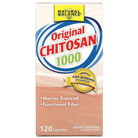 Natural Balance, Original Chitosan, 250 mg, 120 Capsules UPC 047868212602 | HiLife Vitamins