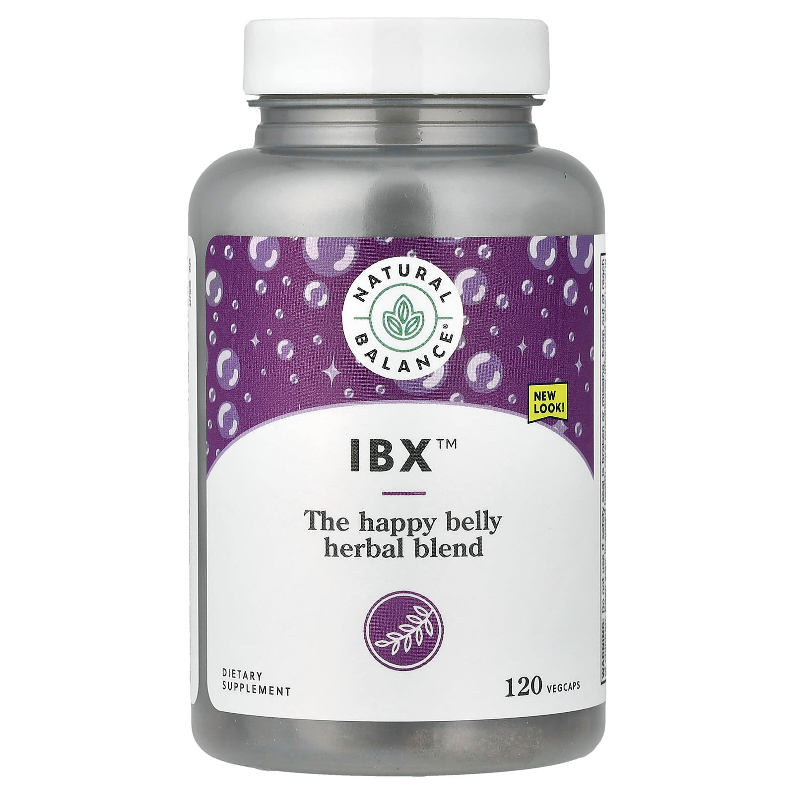 Natural Balance, IBx Bowel Formula, 120 VegCaps UPC 047868456204 | Hilife Vitamins