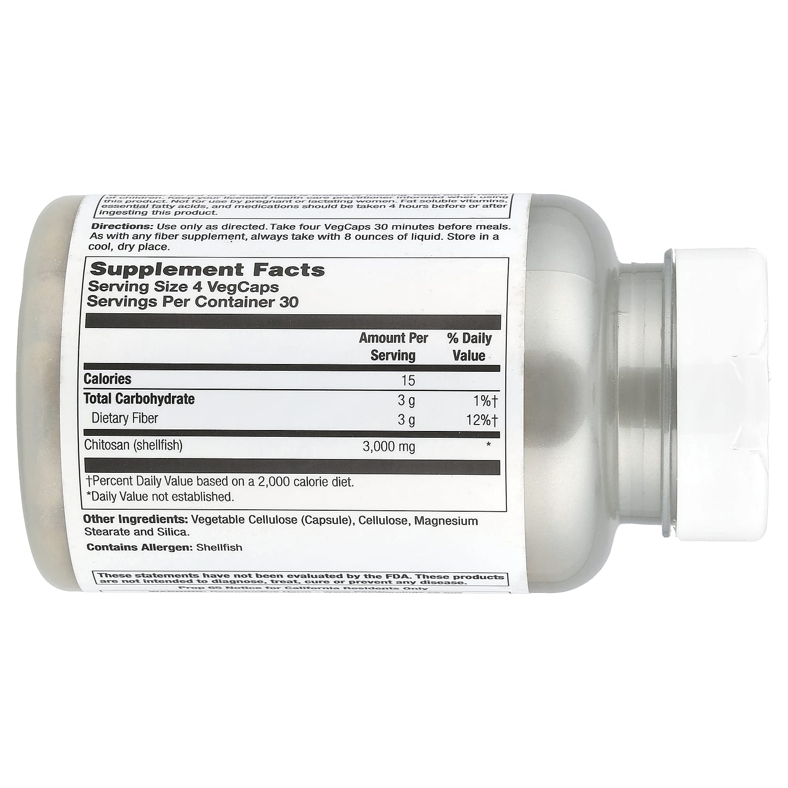 Natural Balance, Super Chitosan 3000, 120 VegCaps UPC 047868617896 | HiLife Vitamins
