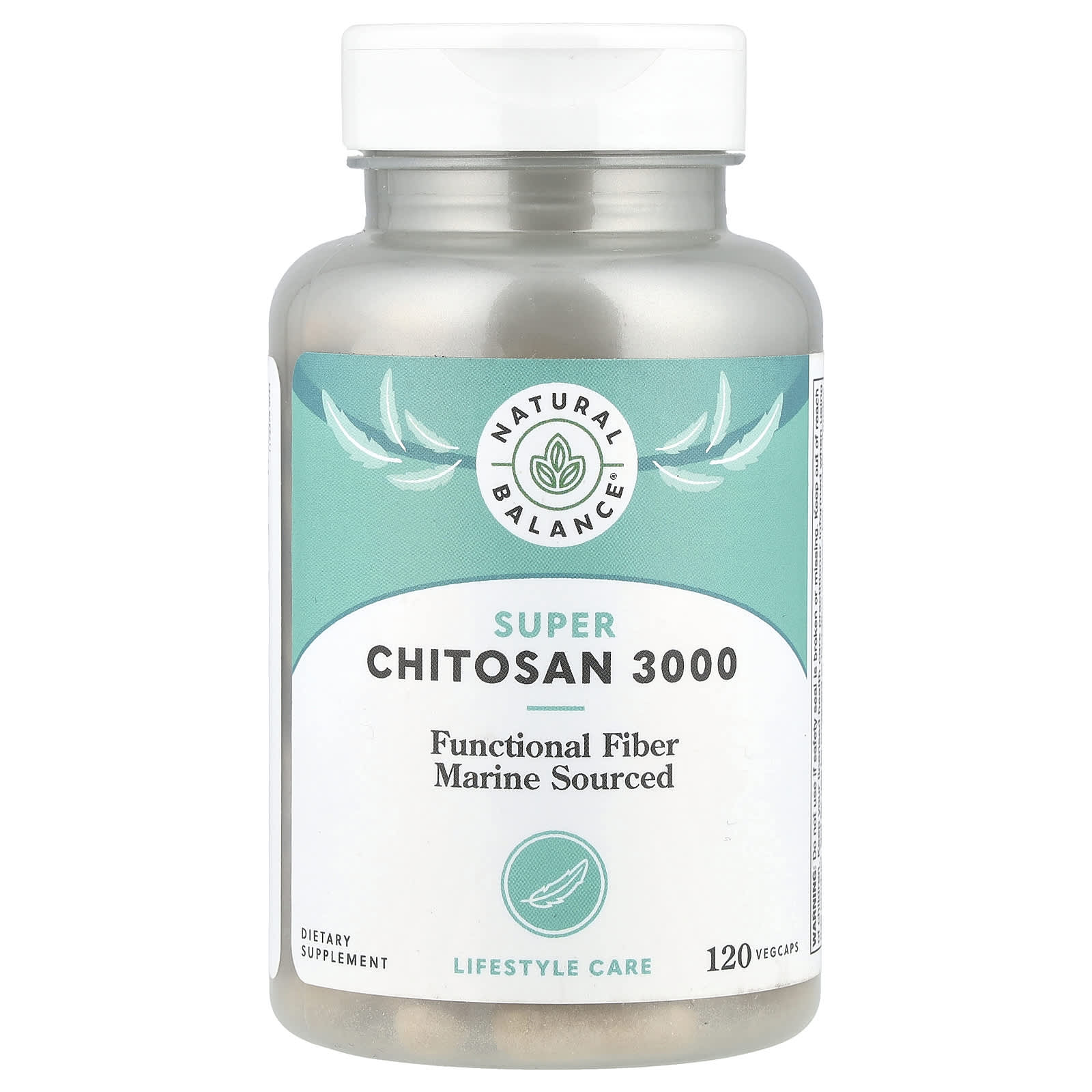 Natural Balance, Super Chitosan 3000, 120 VegCaps UPC 047868617896 | HiLife Vitamins