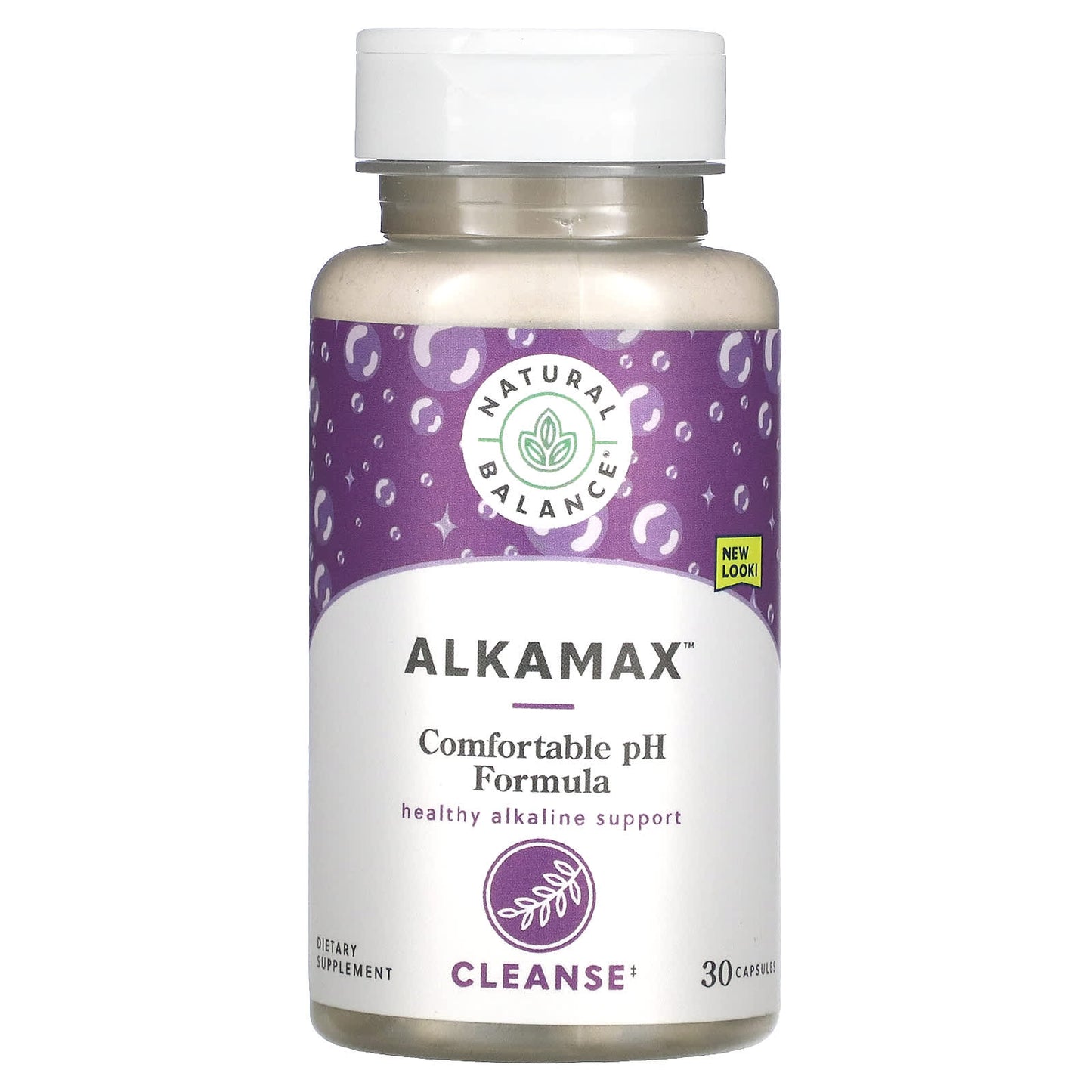 Natural Balance, Alkamax pH Balancing, 30 Capsules UPC 047868726451 | HiLife Vitamins