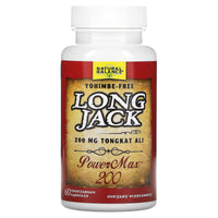 Natural Balance, Long Jack, PowerMax 200, 60 Vegetarian Capsules - [product_sku] | HiLife Vitamins