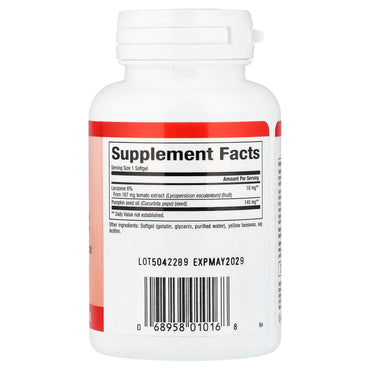 Natural Factors, Lycopene, 10 mg, 60 Softgels UPC 068958010168 | Hilife Vitamins