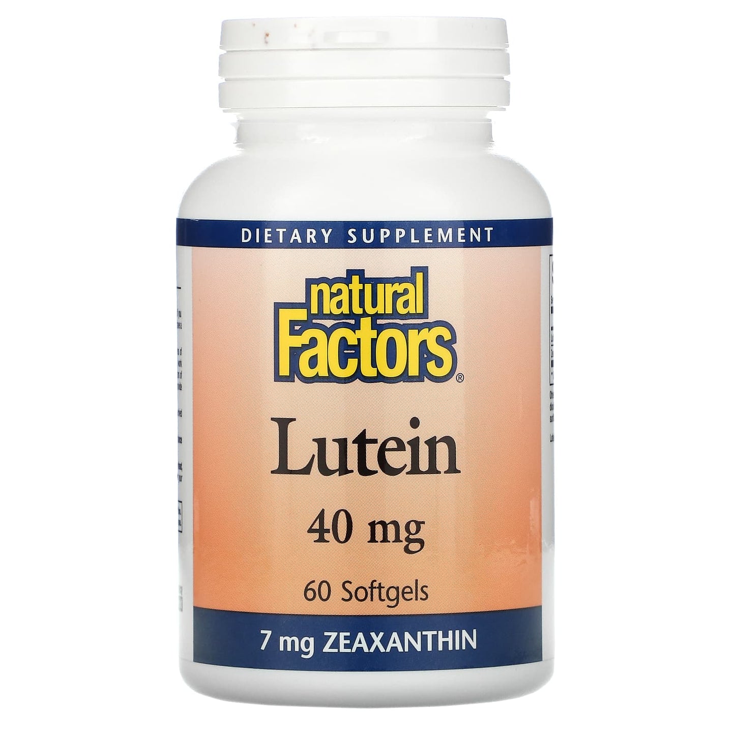 Natural Factors, Lutein, 40 mg, 60 Softgels UPC 068958010359 | Hilife Vitamins