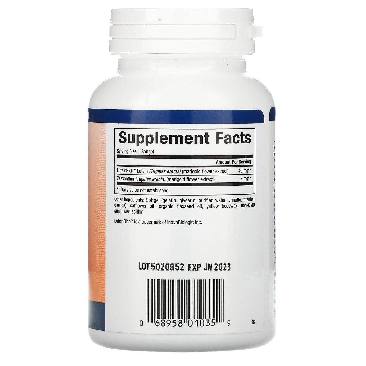 Natural Factors, Lutein, 40 mg, 60 Softgels UPC 068958010359 | Hilife Vitamins