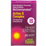 Natural Factors, BioCoenzymated, Active B Complex, 60 Vegetarian Capsules UPC 068958011325 | Hilife Vitamins