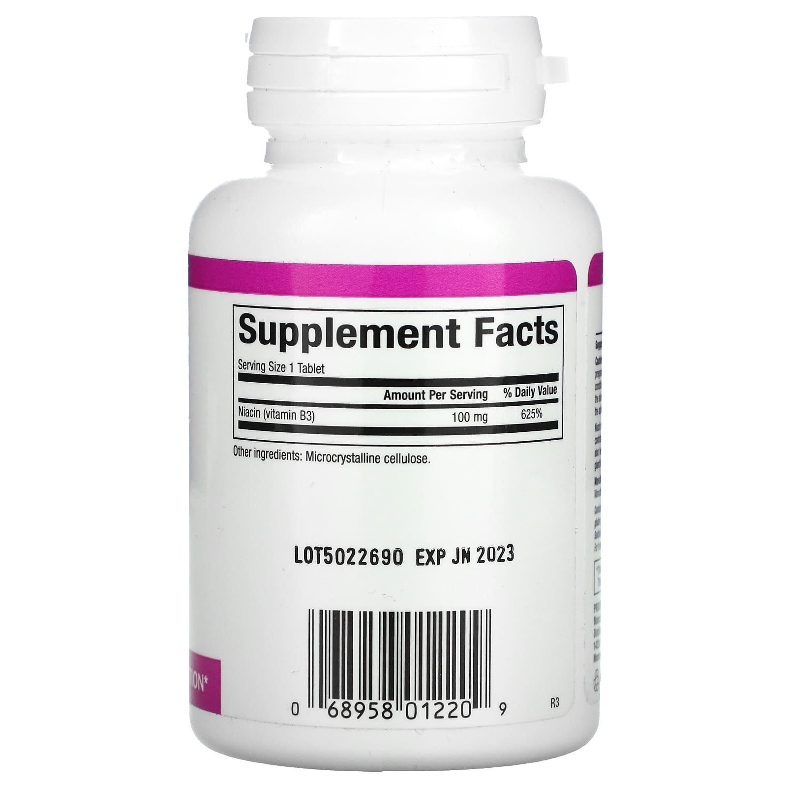 Natural Factors, Niacin, 100 mg, 90 Tablets UPC 068958012209 | Hilife Vitamins